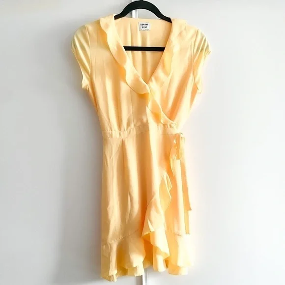 SUNDAY Best Ruffled Wrap Dress - Picture 1 of 12